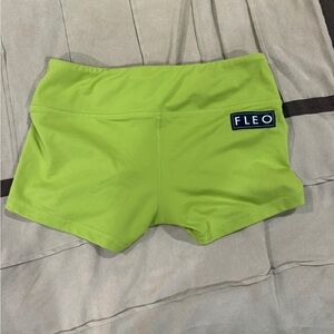 Fleo Lime Green Athletic Shorts